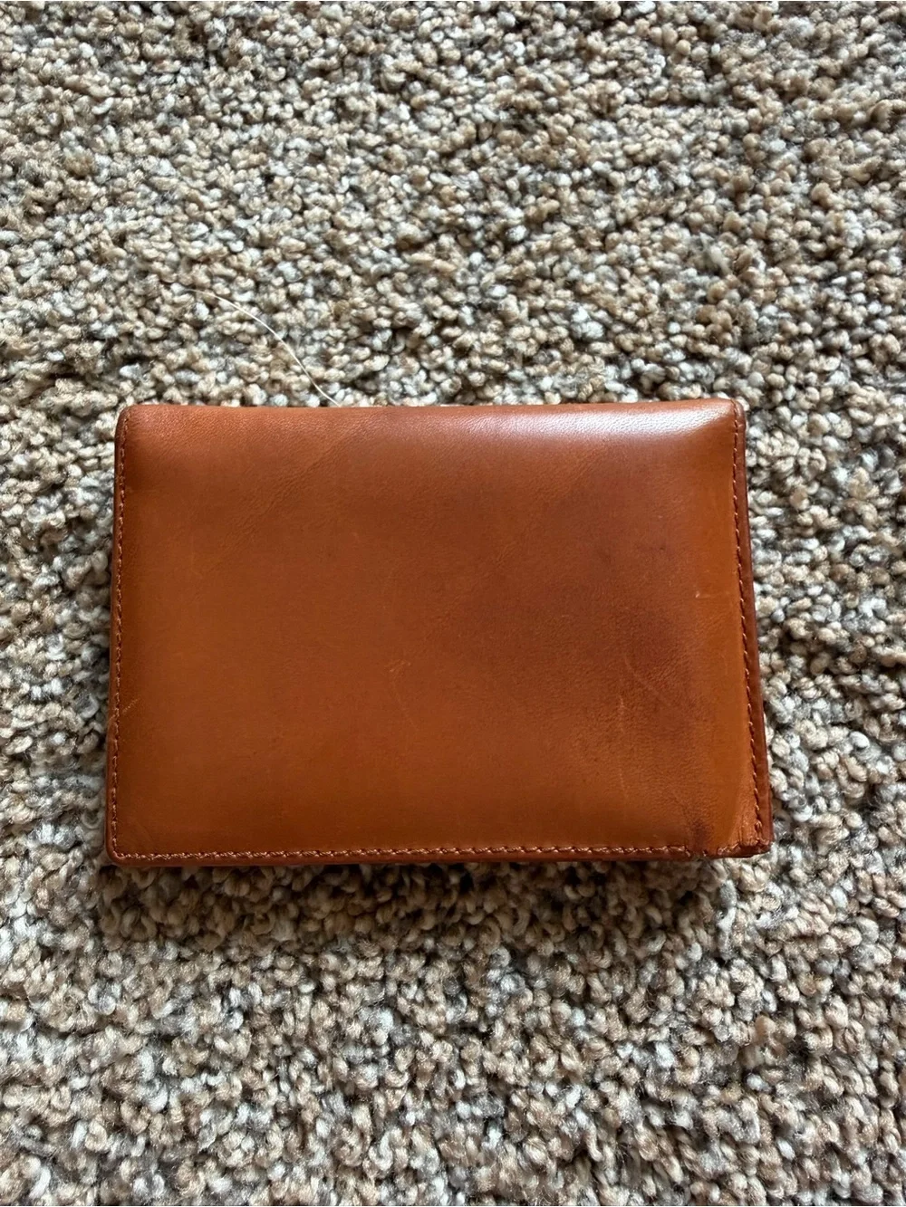 COACH Vintage Brown Leather Bi-Fold Wallet with ID Window & Card Slots